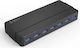 Orico USB 3.0 10 Port Hub with USB-A Connection