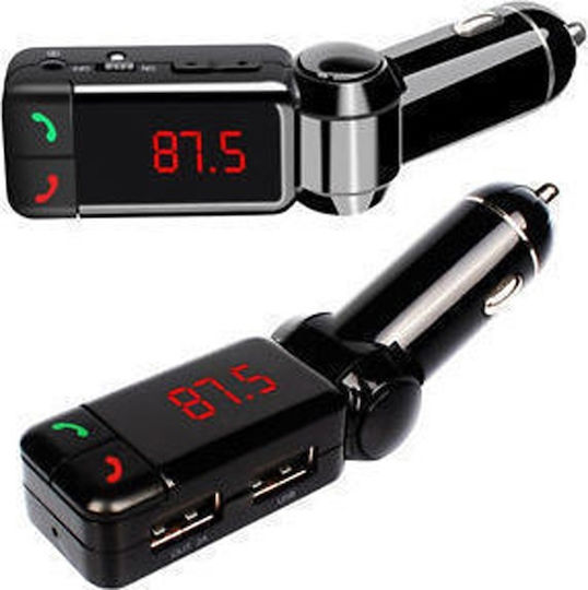 ACP FM Transmitter Αυτοκινήτου με Bluetooth / MicroSD / USB / AUX