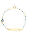 Mentzos Kinderarmband ID aus Gold