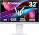 LG Ultragear IPS HDR Gaming Monitor 32" 4K 3840x2160 144Hz με Χρόνο Απόκρισης 1ms GTG Λευκό