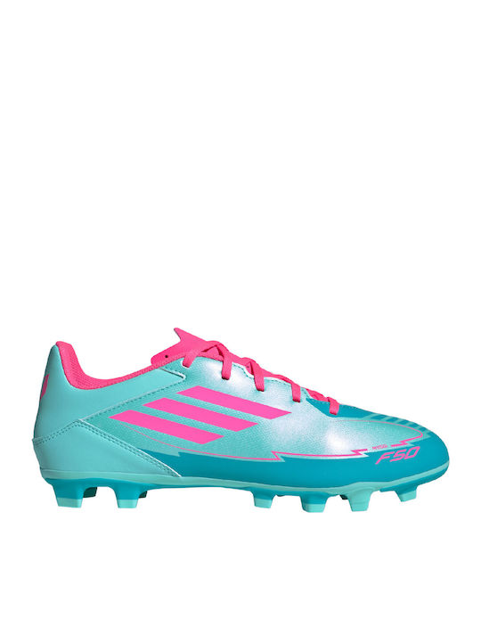 adidas F50 Club FG/MG Ποδοσφαιρικά Παπούτσια με Τάπες Μπλε