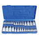 Set de chei tubulare Allen Hex 1/4" 3/8" 1/2" 2-19mm 32 bucăți
