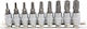 KROFtools Карудаки Torx с Каре Приемник 1/4" Комплект 9бр