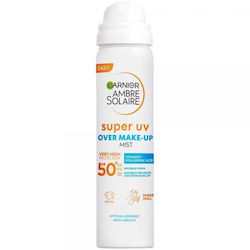 Garnier Super UV Over Make Up Protectie Solara SPF50 75ml Garnier Super UV Over Make Up Protectie Solara SPF50 75ml