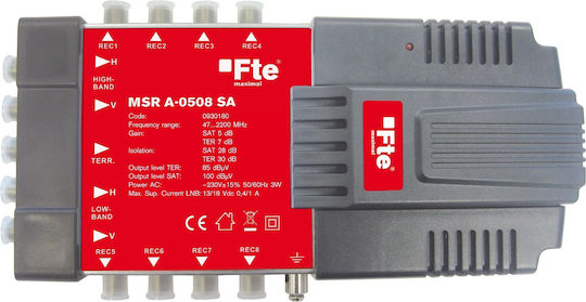 Fte Msra0508 5/8 Active Sat Terrestrial Multiswitch