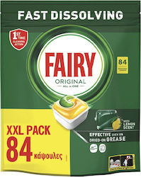 Fairy All In One Original 84 Κάψουλες Πλυντηρίου Πιάτων Fairy All In One Original 84 Κάψουλες Πλυντηρίου Πιάτων