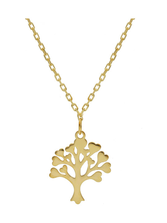 Mentzos Charm Baum aus Gold 14K