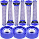 Set 9 Newevo Filter Kompatibel mit Dyson V7 V8 V8+ Staubsauger 6 Vorfilter 3 Hepa-Filter Waschbar Lila