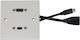 Av Link Wall Plate Usb-c/hdmi 8k 122.387uk