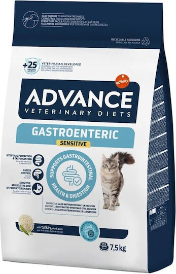 Advance Sensitive Dry Food for Cats with Sensitive Gastrointestinal 7.5kg