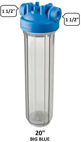 Atlas Filtri DP BIG 20 MONO Wasserfiltrationssystem Zentrale Versorgung Durchmesser 1 1/2" 391615