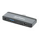 Manhattan USB-C Докинг станция с HDMI 4K PD Сив (190404)