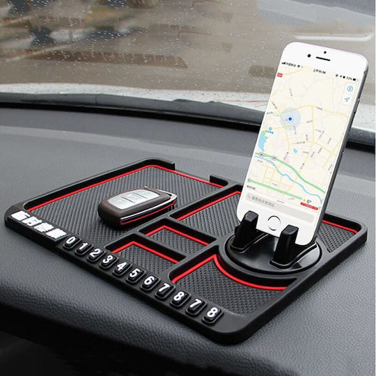 Suport Auto pentru Telefon cu suprafață antiderapantă Neagră