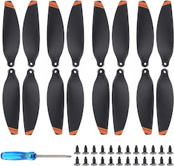 8 Tex 4 Ζεύγη Αξεσουάρ Dji Mavic Mini 4726f Wing Propeller Blade Drone Προδιαγραφή Orange Edge