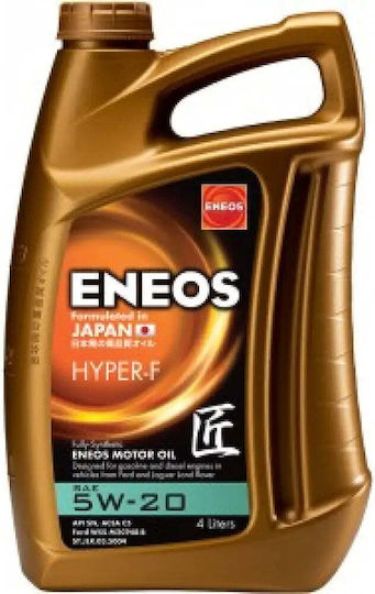 Eneos Hyper-F Синтетичен Масло за Автомобили 5W-20 4лт