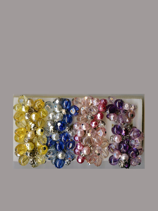 Set Rings with Pearls Gold Plated