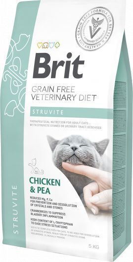 Brit Vetenirary Diet Struvite Ξηρά Τροφή για Ενήλικες Γάτες με Ευαίσθητο Ουροποιητικό με Κοτόπουλο 2kg