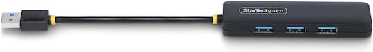 StarTech Hub 4 Porturi USB 3.0 cu Conectare USB-A