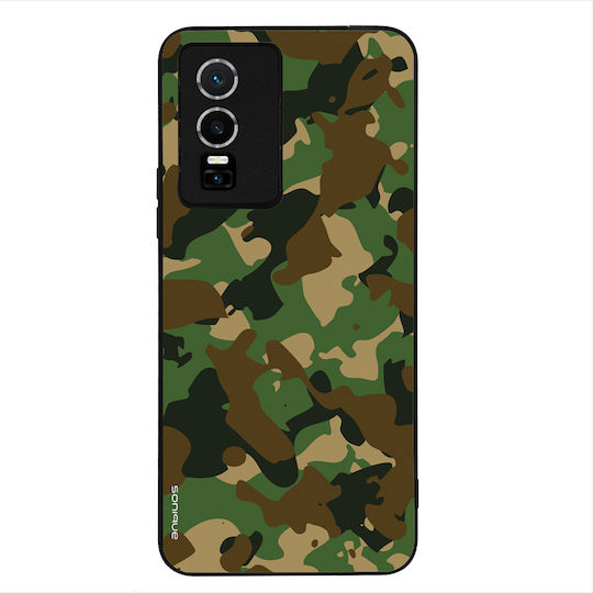 Husă Seria Camuflaj Armată Sonique Vivo Y74s Vivo Y76 5g Verde