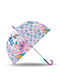 Next Kinder Regenschirm Gebogener Handgriff Durchsichtig mit Durchmesser 46cm.