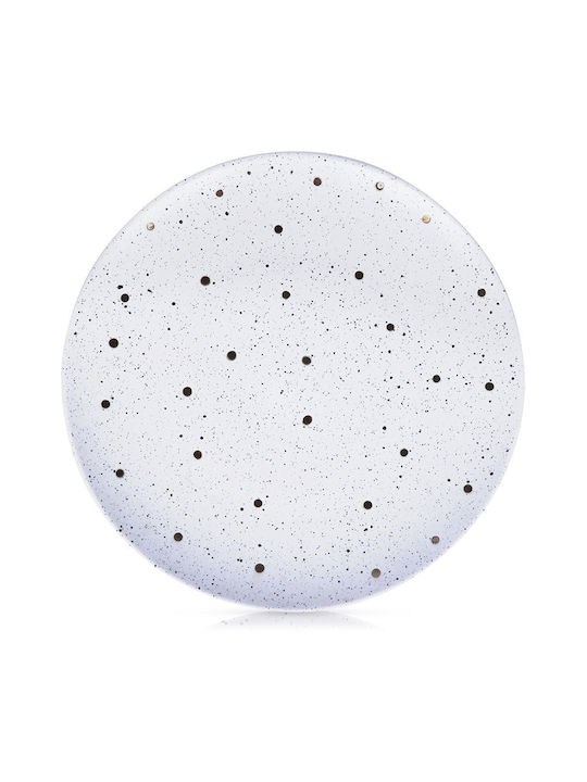 Excellent Houseware Plate Desert Ceramic White with Diameter 26.5cm