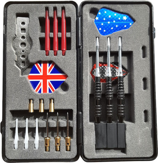 Master Dart Set In Box 3 Pcs Black Silver