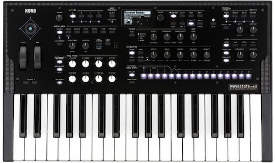 Korg Sintetizator Wave cu 37 Taste Negru