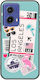 Ticket nach Los Angeles Motorola Moto G85 5G Schwarzes TPU Schwarzes Silikon