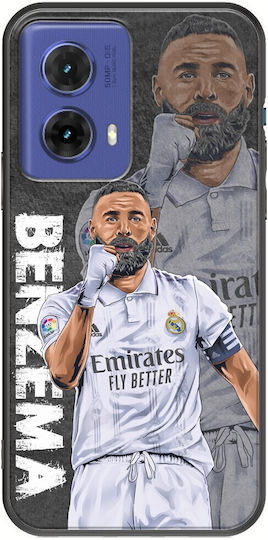 Football Stars Karim Benzema Motorola Moto G85 5G Black TPU Black Silicone