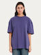 Γυναικείο Oversized T-shirt Μωβ