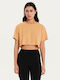 Women's Crop T-shirt Monochrome