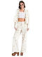 Γυναικείο Τζιν Μπουφάν Off White Multi