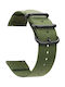 KOSTELO Fabric Strap Green 24mm