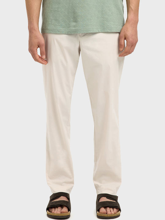 Selected Pantaloni Elastic Ecru