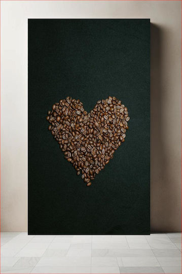 Πίνακας Heart Coffee Beans Heart Coffee Beans 80x120