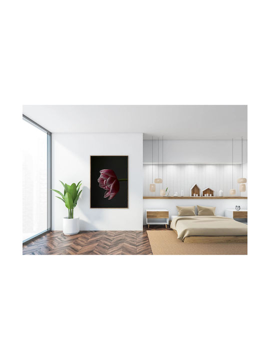 Πίνακας Single Pink Tulip Μονή Ροζ Τουλίπα 60x90
