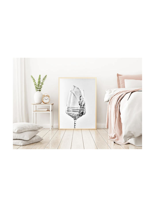 Splashing Wine Glass Painting 100x150