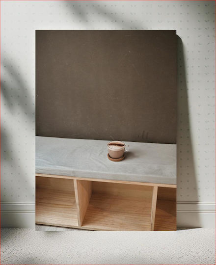 Πίνακας Minimalist Coffee Cup Μινιμαλιστικό Φλιτζάνι Καφέ 80x120