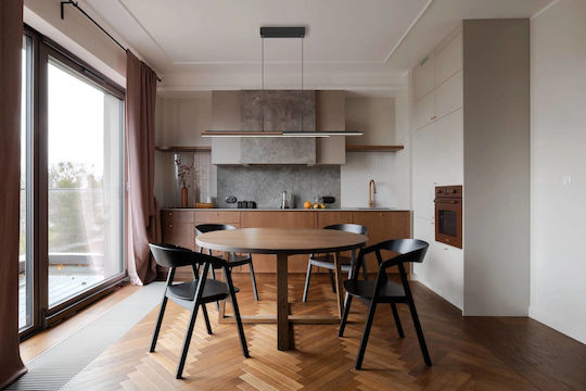 Globo Lighting Κρεμαστό Φωτιστικό Καφέ