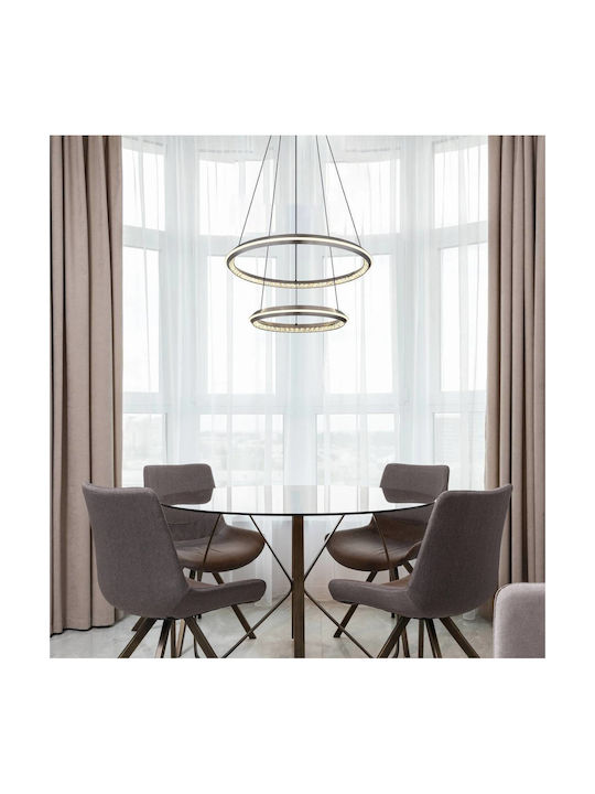 Globo Lighting Κρεμαστό Φωτιστικό Γκρι