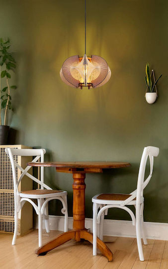 Globo Lighting Κρεμαστό Φωτιστικό Μαύρο με Ντουί E27