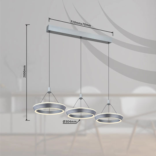 Globo Lighting Hängelampe Gray