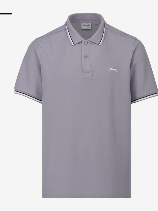 Slazenger Polo Μπλούζα Κοντομάνικη Μωβ