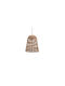 Fylliana Adjustable Pendant Light Brown Boho with Socket E27 30x37cm