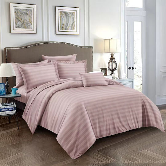 To megalo pazari Sheet Sets King Size with Elastic 220x240cm. Rotten Apple 4pcs