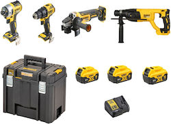 Dewalt Σετ 4 Εργαλείων Μπαταρίας Dewalt Σετ 4 Εργαλείων Μπαταρίας