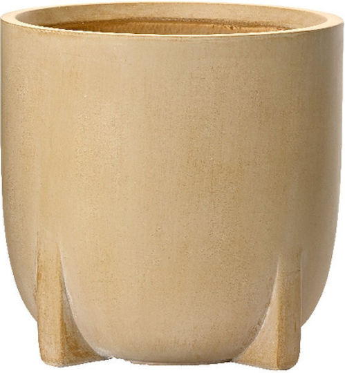 Kaemingk Übertopf Keramik Beige 37x37x36εκ.