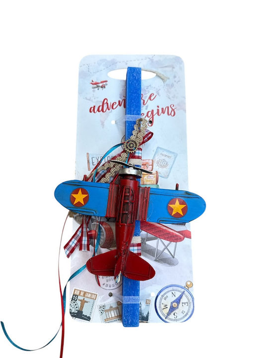 Easter Handmade Candle Collectible Airplane Wooden Frame