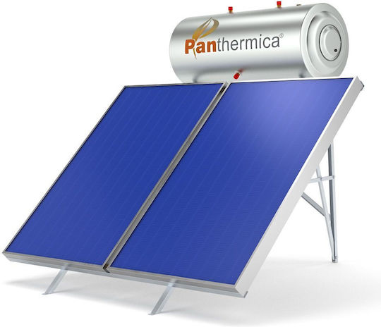 Panthermica Ηλιακός Θερμοσίφωνας 200lt Inox Τριπλής Ενέργειας 3τ.μ. Κεραμοσκεπής Επιλεκτικός