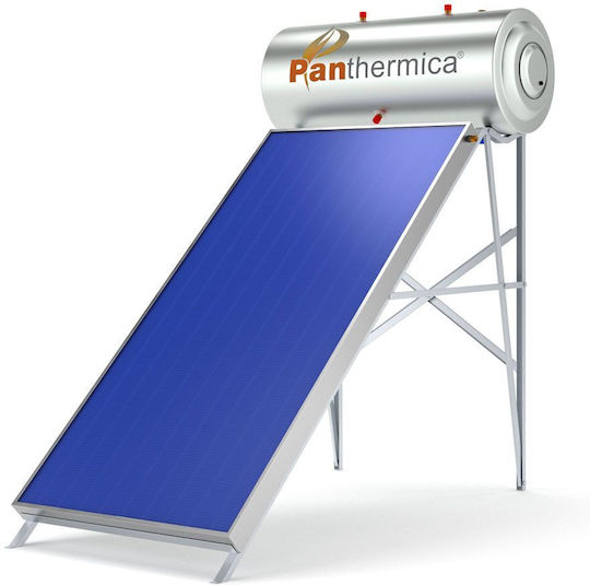 Panthermica Ηλιακός Θερμοσίφωνας 160lt Inox Τριπλής Ενέργειας 2τ.μ. Κεραμοσκεπής Επιλεκτικός